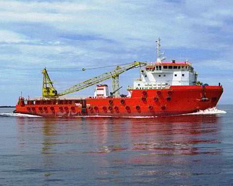 Maintenance work boat from Shin Yang