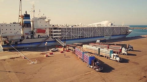 Coronavirus cases confirmed on livestock vessel