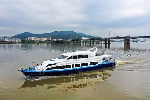 Zhongshan Water Administration’s newest vessel to patrol Dawan district
