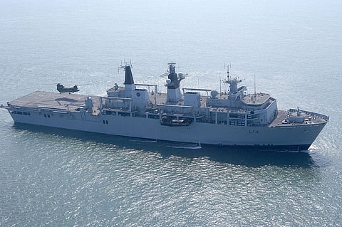 HMS Albion Photo: Royal Navy