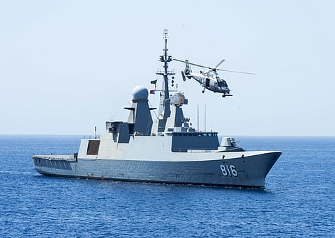 Royal Saudi Navy modified La Fayette-class frigate Photo: US Navy