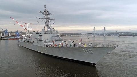 USS Thomas Hudner, an Arleigh Burke-class destroyer built by General Dynamics Bath Iron Works 4efd7163f86933ad5ced77114cc867d0