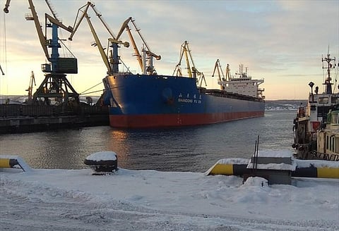 Shandong Fu En, an 81,000DWT bulk carrier operated by SDTR Marine Image: MarineTraffic.com/Gennady Antropov