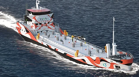 Japanese firms unveil plans for zero-emission coastal tanker