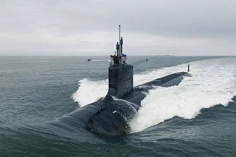 Virginia-class submarine USS Indiana US Navy file photo