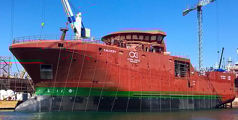 Tersan launches factory trawler for Ocean Choice