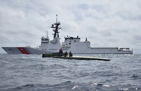 Yet to be commissioned US Coast Guard cutter seizes US$64 million in drugs