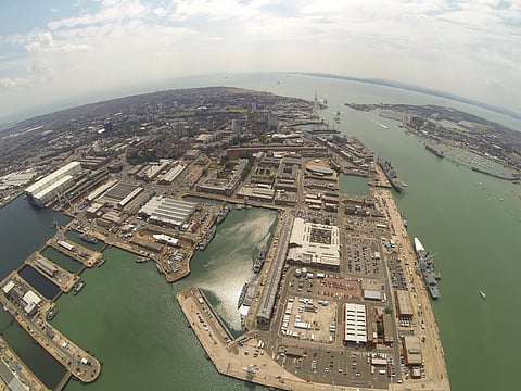 The Portsmouth Naval Base. ba8105ffcbf1e654523b3092c0b2fd33