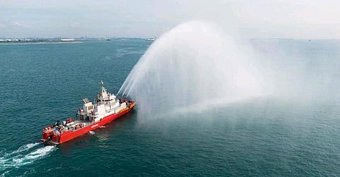 SCDF commissions new firefighting vessel