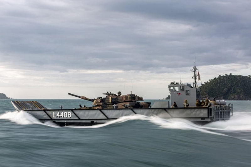RAN conducts trials of upgraded landing craft