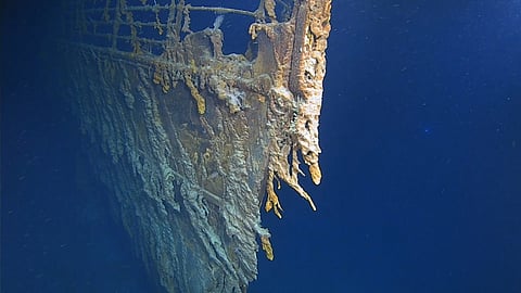 Titanic's bow