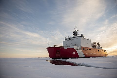 The US Coast Guard icebreaker USCGC Healy Image: USCG photo by Senior Chief Petty Officer NyxoLyno Cangemi (file)