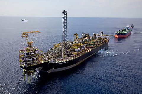 Modec’s FPSO Kwame Nkrumah MV21 off Ghana. ea3d3fde3158404e736694c1ce93ec41
