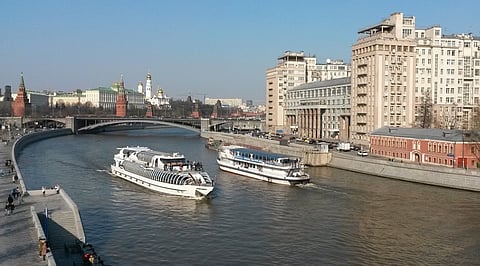 River ferries in Moscow