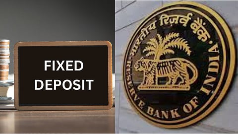Fixed Deposit - Reserve bank of India