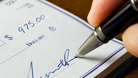 Paper check stock image BankNews.com