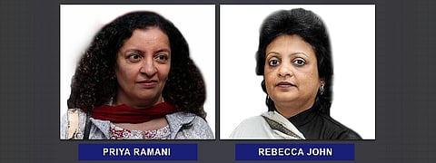 Priya Ramani and Rebecca John