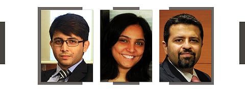 Alipak Banerjee, Payel Chatterjee and Sahil Kanuga.