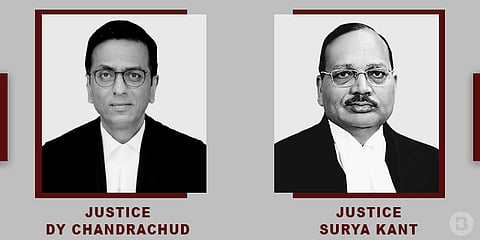 Justices DY Chandrachud and Surya Kant, Supreme Court