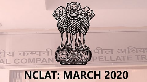 NCLAT March 2020