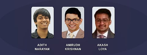 Adith Narayan, Anirudh Krishnan, Akash Loya