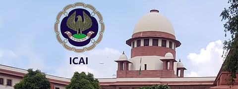 ICAI logo, Supreme Court