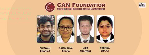 CAN Foundation announces four Law Graduates selected under Project Dhananjay to kickstart their Litigation Career