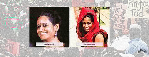 Pinjra Tod Activists Natasha Narwal and Devangana Kalita