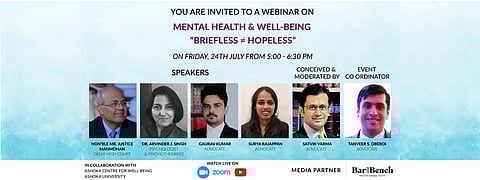 Mental Health and Well-being; Briefless  ≠ Hopeless webinar