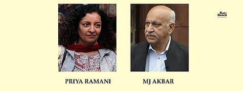 Priya Ramani and MJ Akbar