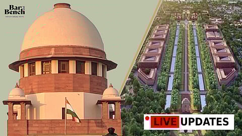 Challenge to Central Vista - Hearing before SC Live