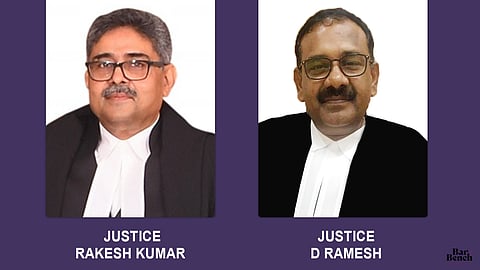 Justice Rakesh Kumar and Justice D Ramesh, Andhra Pradesh High Court