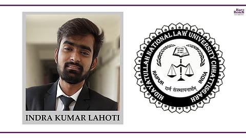Know Your Campus Ambassador: Indra Kumar Lahoti, HNLU