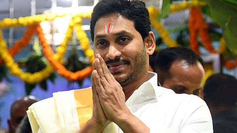Jagan Mohan Reddy at Tirumala