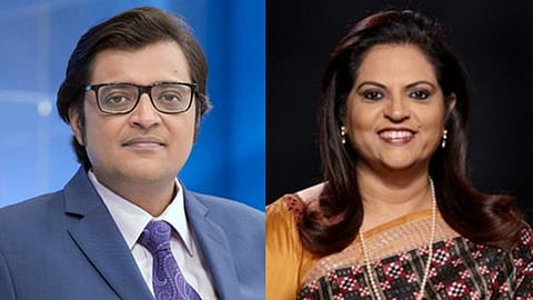 Arnab Goswami and Navika Kumar