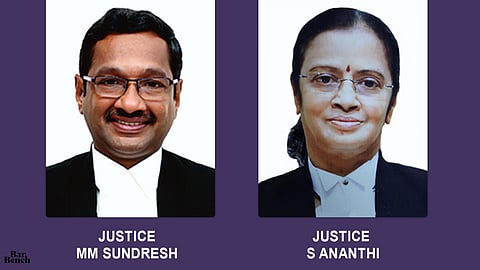 Justices MM Sundresh, S Ananthi