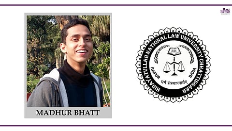 Know your Campus Ambassador: Madhur Bhatt, HNLU