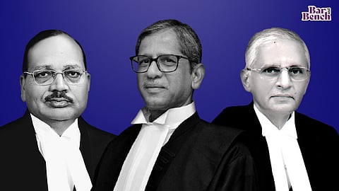 CJI NV Ramana, Justice Surya Kant, Justice AS Bopanna