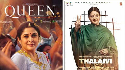 Queen, Thalaivi posters