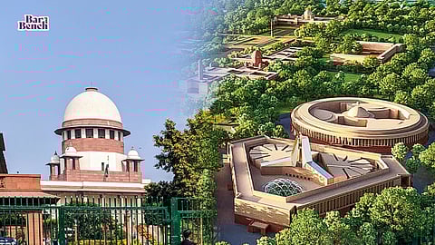 Central vista and Supreme Court