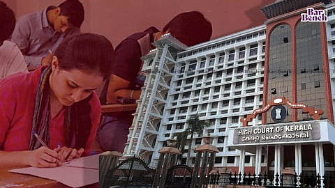 kerala HC and students writing exam