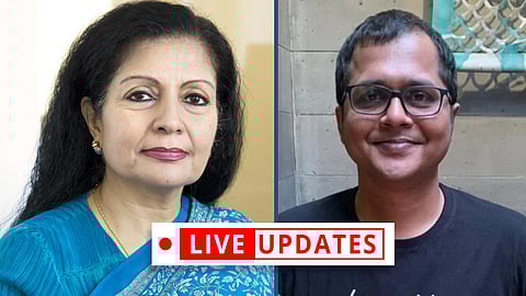 Lakshmi puri and saket Gokhale