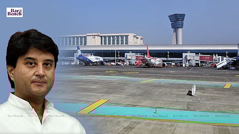 Jyotiraditya Scindia, Airport