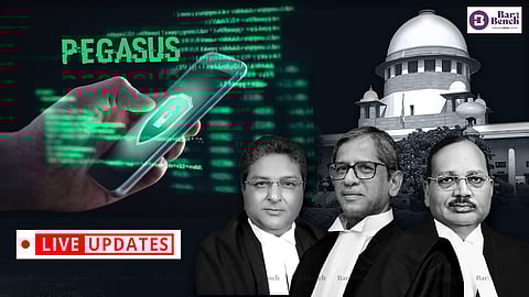 Vineet Saran, CJI Ramana, Surya Kant, Pegasus