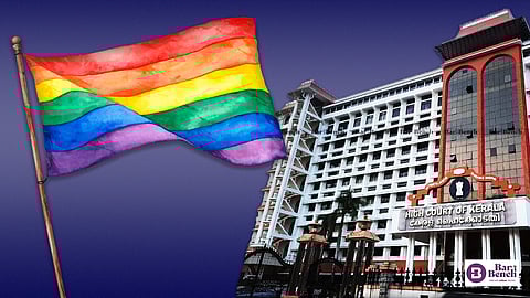 Kerala HC, Pride Flag