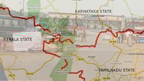 Karnataka and kerala border
