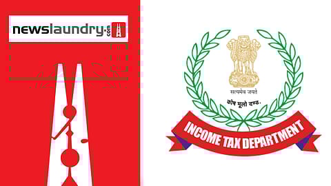 newslaundry and incometax department