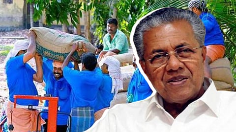 CM Pinarayi Vijayan and headload workers