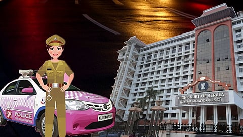 Kerala High Court, Pink police