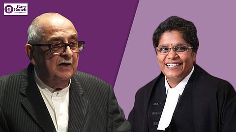 Senior Advocate Fali S Nariman, Justice Prathiba M Singh